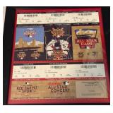 2014 MLB All-Star Game Ticket Sheet Framed Target Field Minnesota Twins