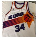 Charles Barkley Signed Phoenix Suns Basketball Jersey With JSA COA NBA Authentic Champion Jersey Size 44