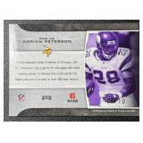 2008 Adrian Peterson NFL Prestige "Prestigious Pros" Platinum 8/10 Minnesota Vikings Football Card No. PPR-35