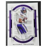 2023 Justin Jefferson NFL Panini National Treasures 45/49 Color Match Minneosta Vikings Football Card No. 66