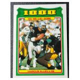 1988 Marcus Allen NFL "1000 Yard Club" Topps Los Angeles Raiders Football Card No. 27