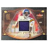 2004 Daunte Culpepper Fleer NFL "Gridiron Producers" Game-Used Minnesota Vikings Football Card No. GP/DC