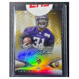 2014 Jerick McKinnon Topps Platinum NFL Rookie Auto 08/15 Sealed Redemption Minnesota Vikings Football Card No. 43