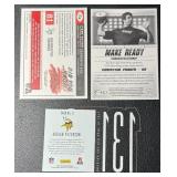 3-Card Minnesota Vikings NFL Numbered/Insert Football Card Lot