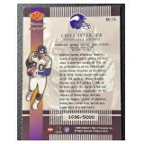 2000 Cris Carter Collectors Edge Masters Legends 1696/5000 Minnesota Vikings Football Card No. ML15