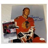 Bobby Hull Signed 8x10" Hockey Photo with JSA COA