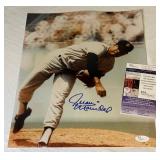 Juan Marichal Signed 11x14" Baseball Photo With JSA COA