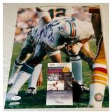 Jim Langer Signed 11x14" Miami Dolphins Photo With JSA COA