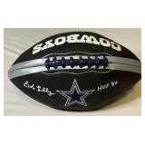 Bob Lilly Signed Dallas Cowboys Football With JSA COA