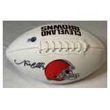 Nick Chubb Signed Cleveland Browns Football With Beckett COA