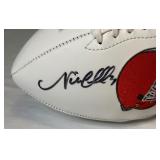 Nick Chubb Signed Cleveland Browns Football With Beckett COA