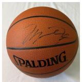 MICHAEL JORDAN AUTOGRAPHED Basketball with PSA / DNA Letter of Authenticity - Spalding Official NBA Ball and Case