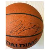 MICHAEL JORDAN AUTOGRAPHED Basketball with PSA / DNA Letter of Authenticity - Spalding Official NBA Ball and Case