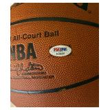 MICHAEL JORDAN AUTOGRAPHED Basketball with PSA / DNA Letter of Authenticity - Spalding Official NBA Ball and Case