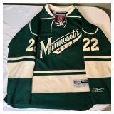 Cal Clutterbuck Minnesota Wild Reebok NHL Authentic Hockey Jersey Size Medium