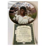 Willie Mays Bradford Exchange Super Stars of Baseball Limited Edition Plate