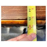 Vintage Bamboo-Style Tall Dresser with Textured Drawers and Decorative Accents