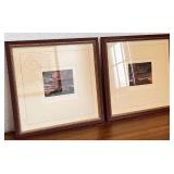 Pair of Framed J. Elizabeth Tasler Limited Edition Prints Red Mesa and Valley of the Gods