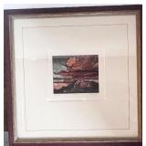 Pair of Framed J. Elizabeth Tasler Limited Edition Prints Red Mesa and Valley of the Gods