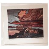 Pair of Framed J. Elizabeth Tasler Limited Edition Prints Red Mesa and Valley of the Gods