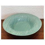Majolica Jessica Italian Ceramic Serving Bowl, Blue, 12 Inch