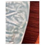 Majolica Jessica Italian Ceramic Serving Bowl, Blue, 12 Inch