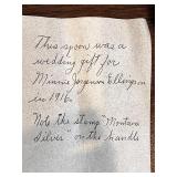 Antique 1916 Montana Silver Spoon Wedding Gift