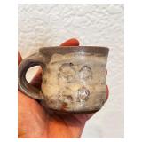 Collection of 3 Pottery Items - Frankoma Mug, Threshold Leaf Plate, Studio Pottery Mug