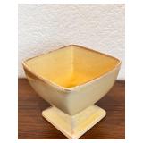 Frankoma Pottery Pedestal Square Bowl 233