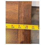 8-Cube Wood Storage Organizer with Fabric Bins, 31x47x12 Inches