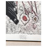 Framed Signed Limited Edition Print 133/260 - Abstract Figure Artwork