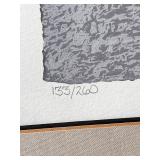 Framed Signed Limited Edition Print 133/260 - Abstract Figure Artwork