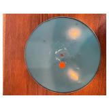 Vintage Roy Rogers and Trigger Metal Litho Toy Disc 11 Inch