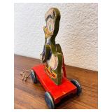 Vintage Fisher Price Donald Duck Wooden Pull Toy