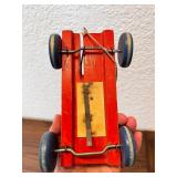 Vintage Fisher Price Donald Duck Wooden Pull Toy