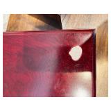 Wooden Cigar Humidor and Glass Top Watch Display Box Set