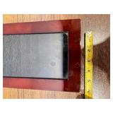 Wooden Cigar Humidor and Glass Top Watch Display Box Set