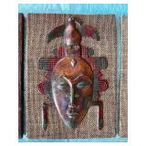 Set of 3 African Carved Wooden Mask Wall Plaques
