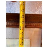 Framed Cardinal Artwork with Floral Design, 51x21 Inches