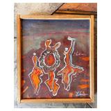 Set of 2 Original Paintings - Still Life Signed 1993 and Abstract Art on Board