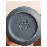 Yixing Clay Teapot with Chinese Script Decoration