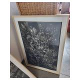 Framed Abstract Artwork, 41 x 29 Inches