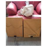 Pair of Framed Signed Linocut Prints by Amen, 17x22 Inches