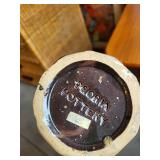 Set of 2 Vintage Stoneware Pieces - Peoria Pottery Wax Sealer and MSWCo Jug