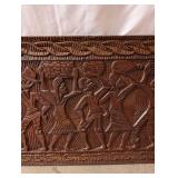 Hand-Carved Haitian Wood Panel by Fernand-Firmin