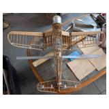 Vintage Built-Up Balsa Model Airplane, Miniature Aircraft Corp Kit, 41 Inch Wingspan