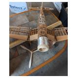 Vintage Built-Up Balsa Model Airplane, Miniature Aircraft Corp Kit, 41 Inch Wingspan