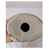 Vintage Chinese Porcelain Shou Xing Figurine with Staff and Peach 10.5 Inch