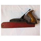 Vintage Woodworking Plane with Industrial Electrical Insulator Device
