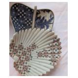 Collection of 4 Assorted Vintage and Art Pottery Bowls, Cups, and Dishes